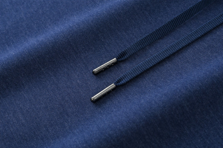 Sleek Hooded Sweatshirt with Pouch Pocket