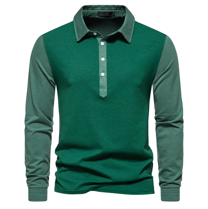 long-sleeved Polo shirt casual men’s T-shirt